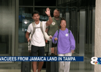 ‘Long and difficult journey’: Over 300 Americans evacuated from Jamaica arrive in Tampa