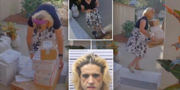 Cross-dressing porch pirate caught swiping packages had police baffled: ‘Particular look’