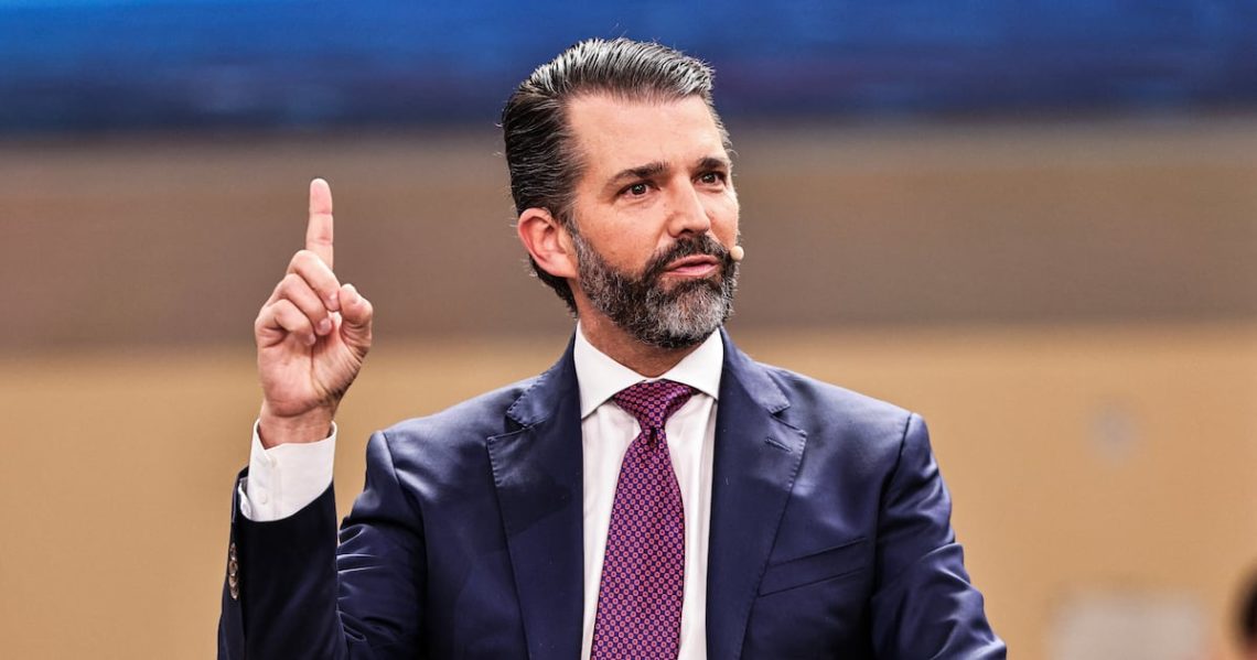 Don Jr. Bizarrely Gloats About Dad’s Anatomy