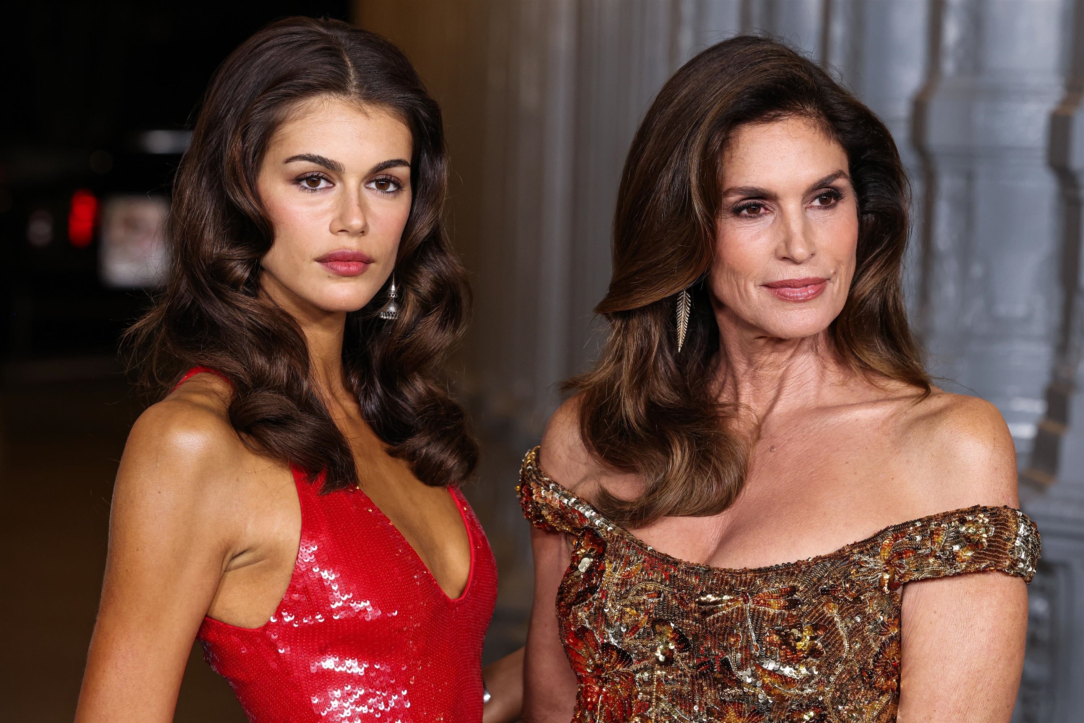 Kaia Gerber and Cindy Crawford 