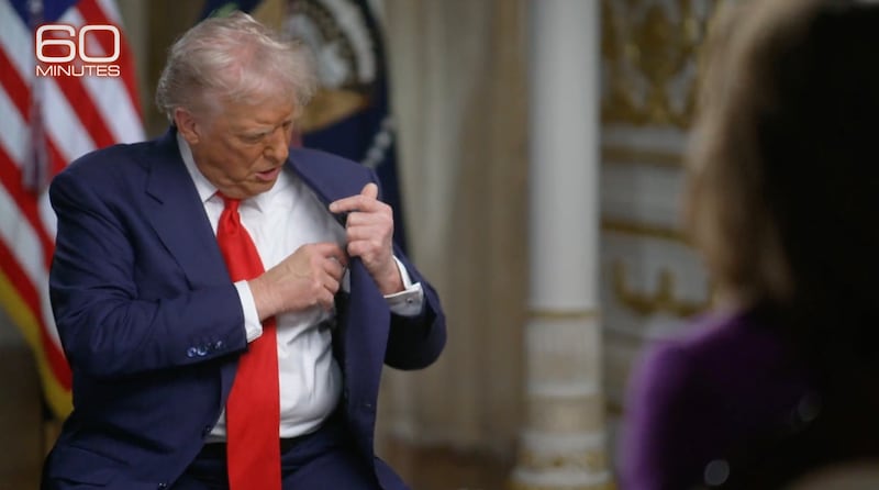 Donald Trump on 60 Minutes.