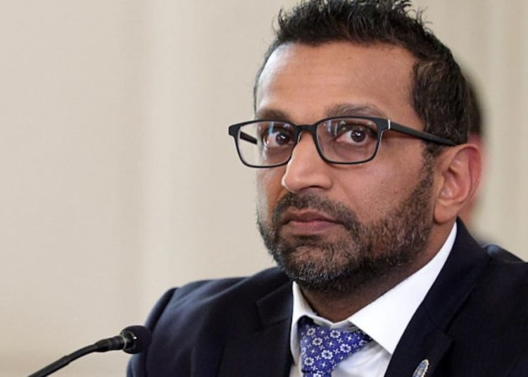 Keystone Kash Patel Busted Using His $60M FBI Jet Like a Taxi Again