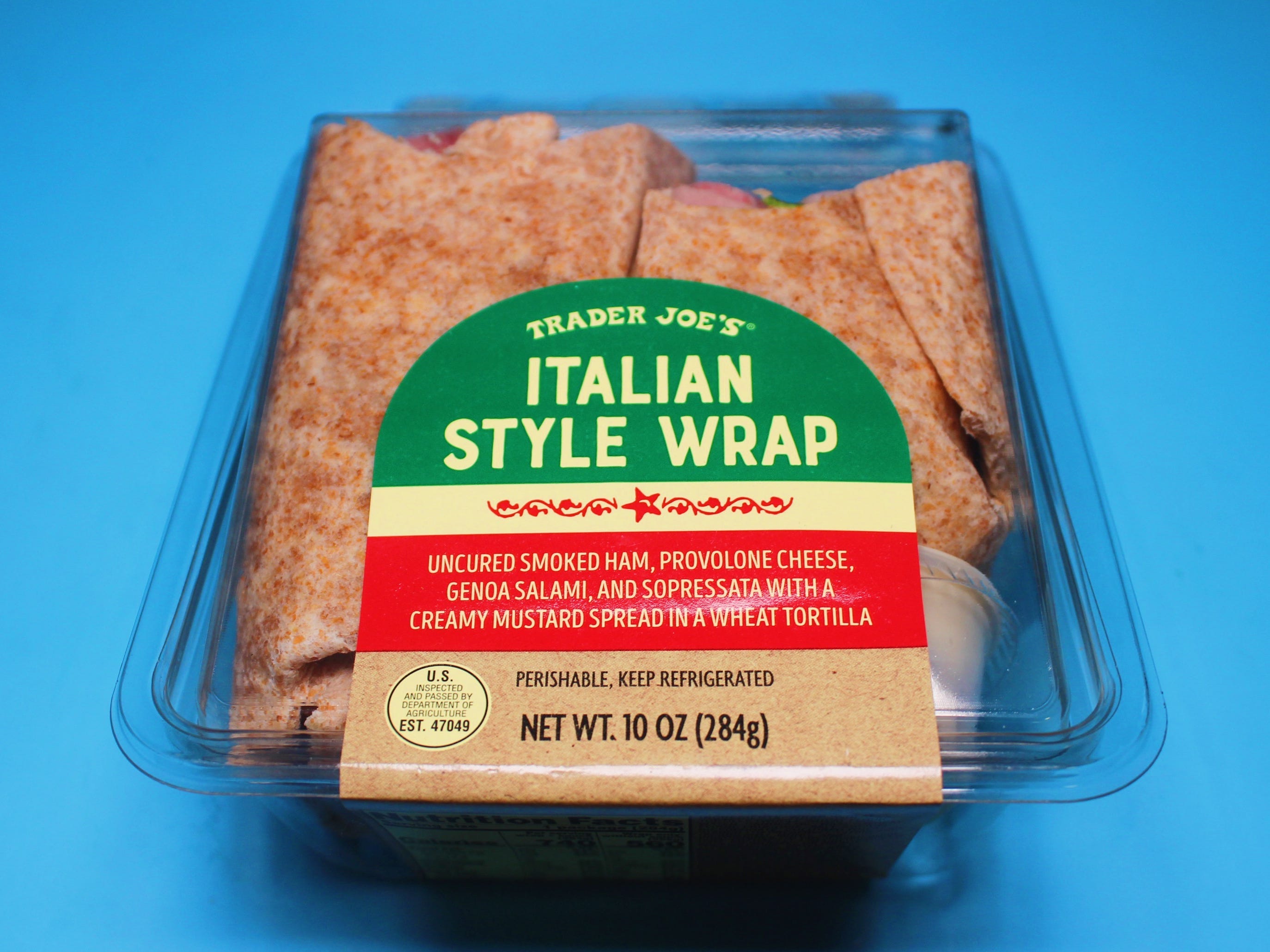 trader joe's italian style wrap