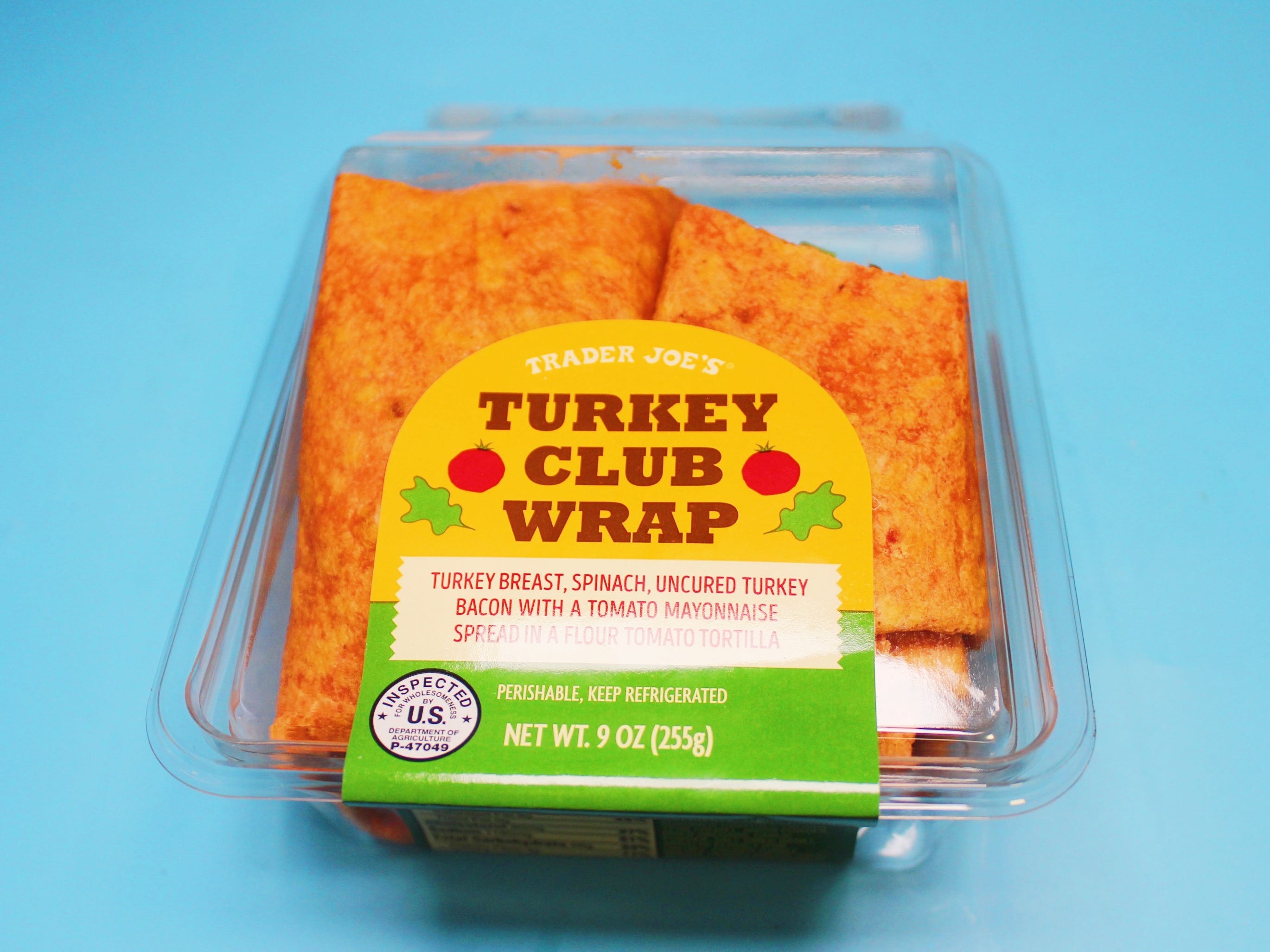 trader joe's turkey club wrap