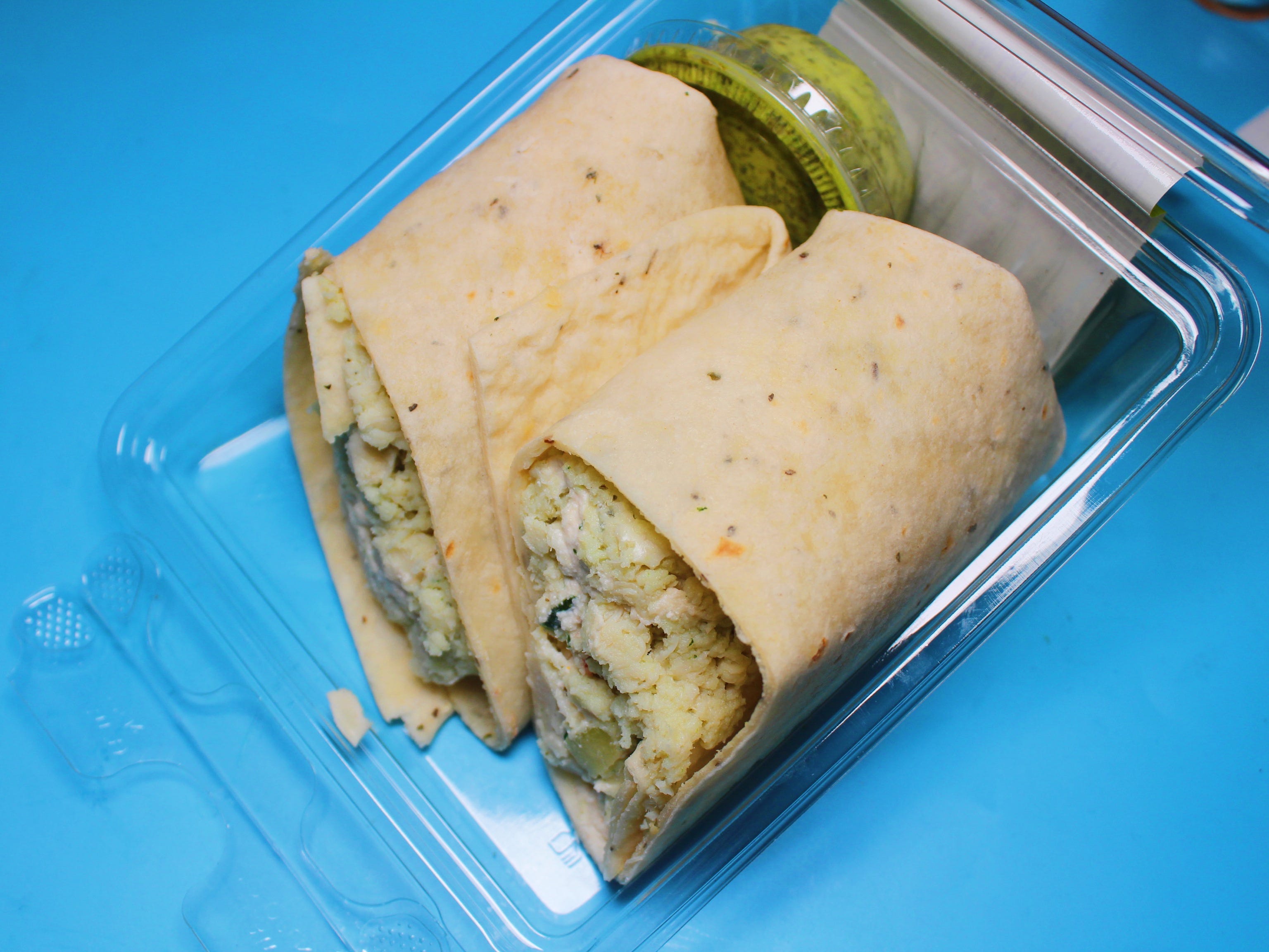 trader joe's chicken pesto wrap