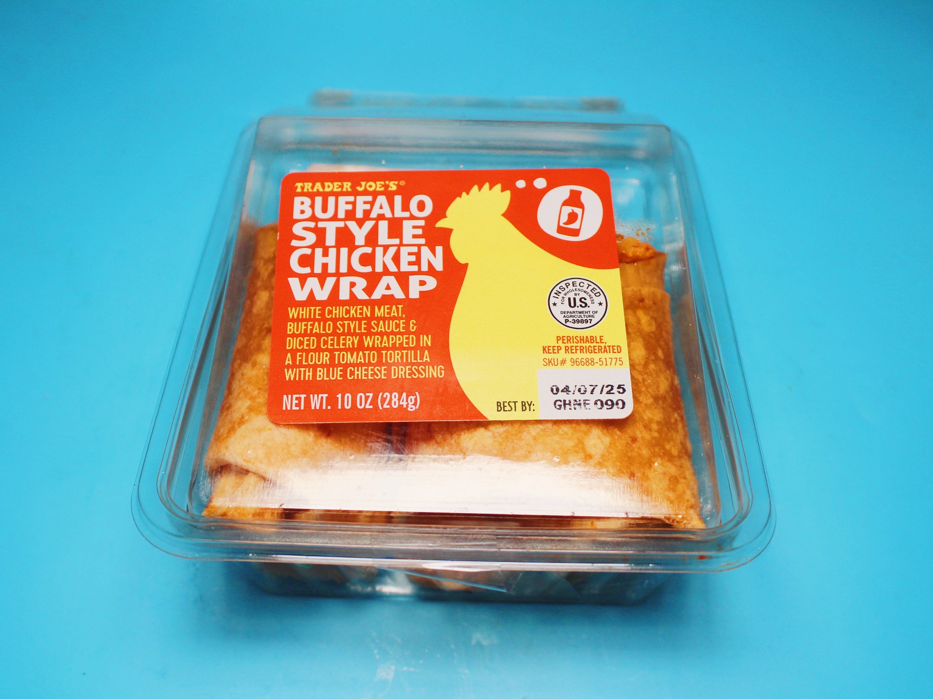 trader joe's buffalo chicken wrap