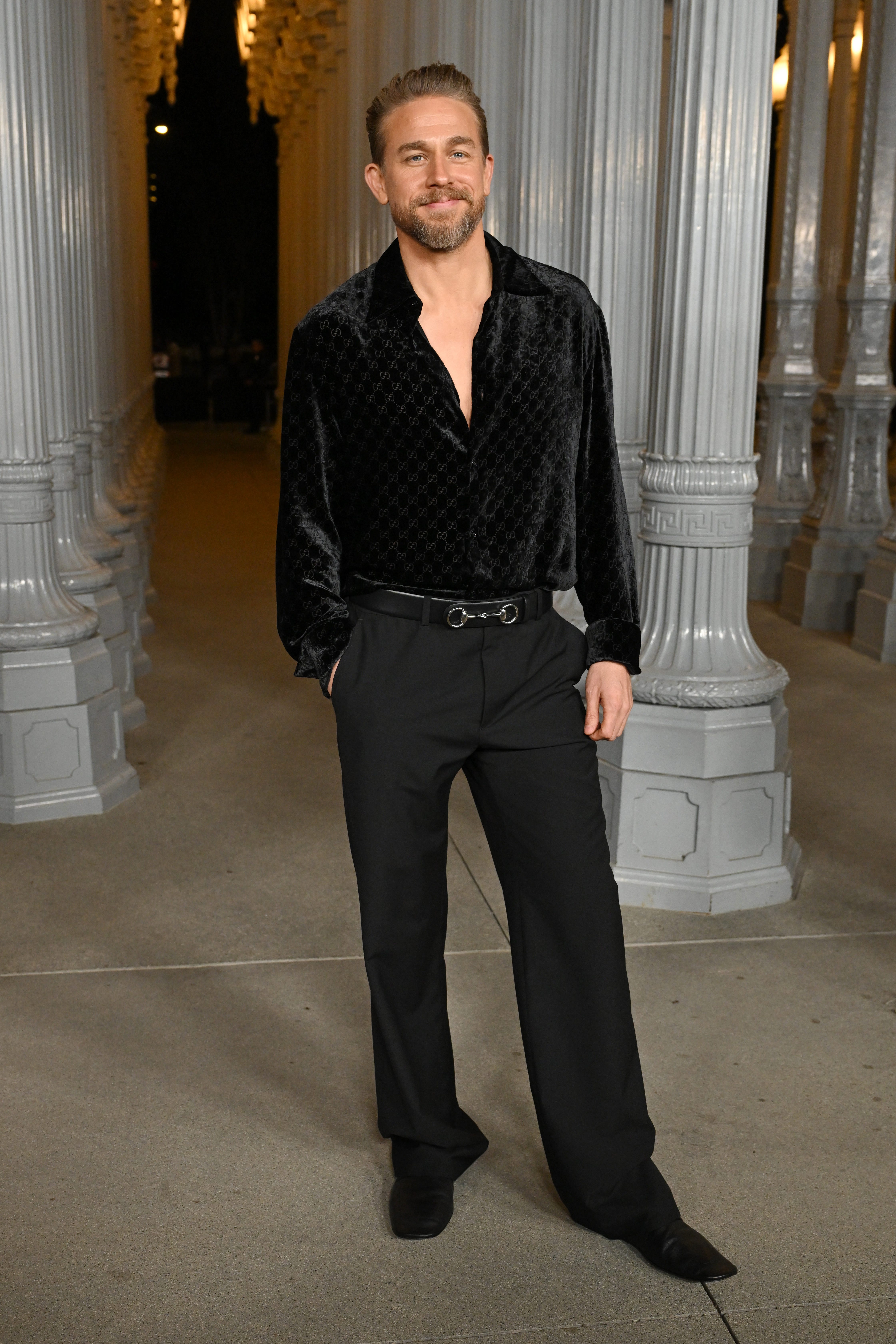 Charlie Hunnam at the LACMA Art + Film Gala in Los Angeles.