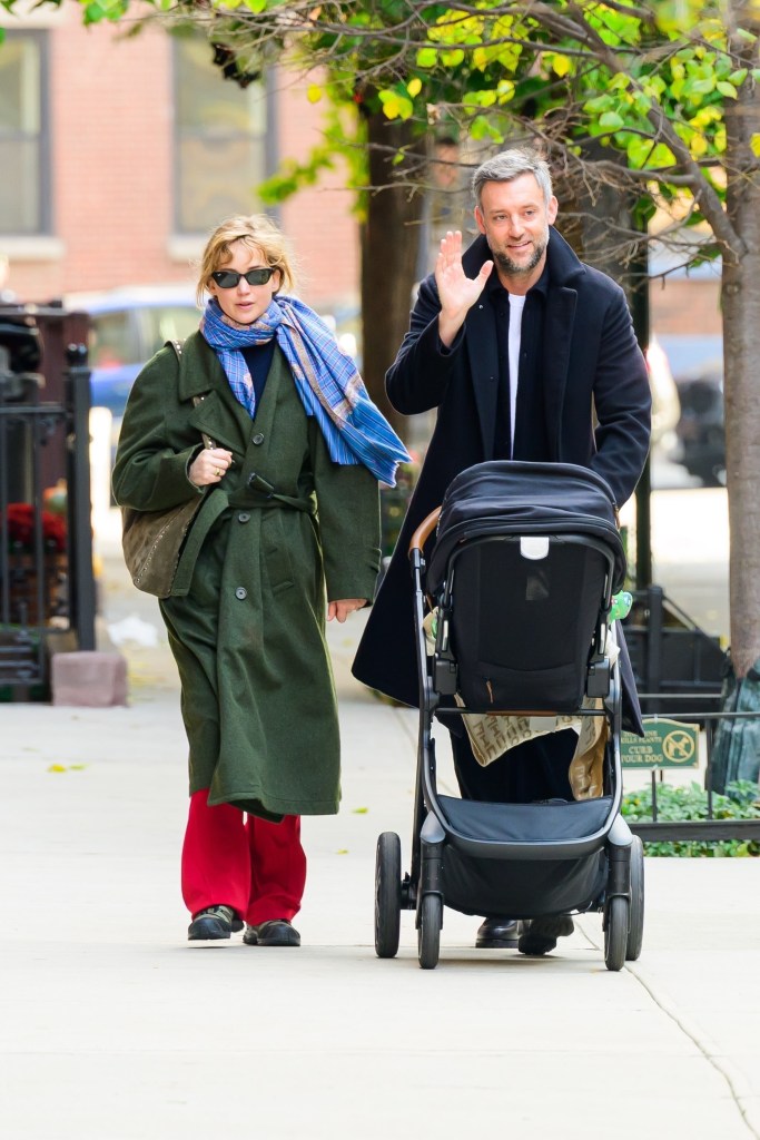 Jennifer Lawrence and Cooke Maroney bundle up for a NYC walk. 