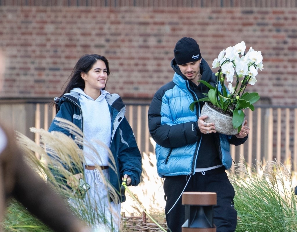 Romeo Beckham spotted out with girlfriend Kim Turnbull after rekindling their romance. 