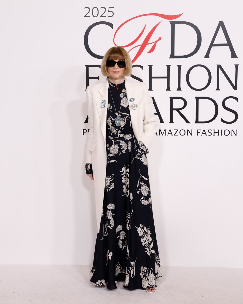 Anna Wintour attends the 2025 CFDA Fashion Awards