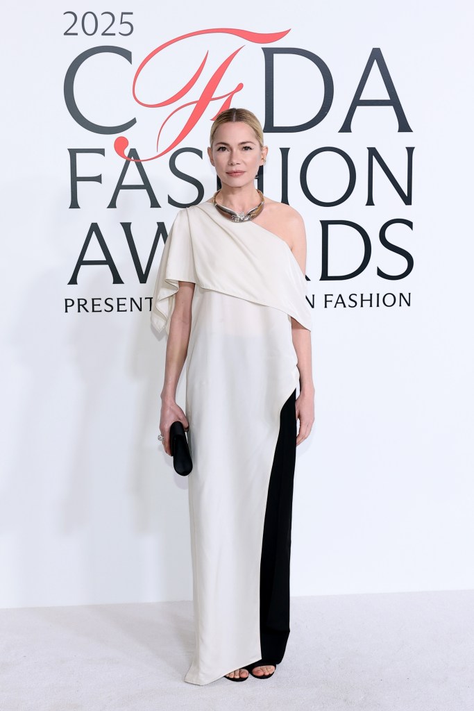 Michelle Williams attends the 2025 CFDA Fashion Awards