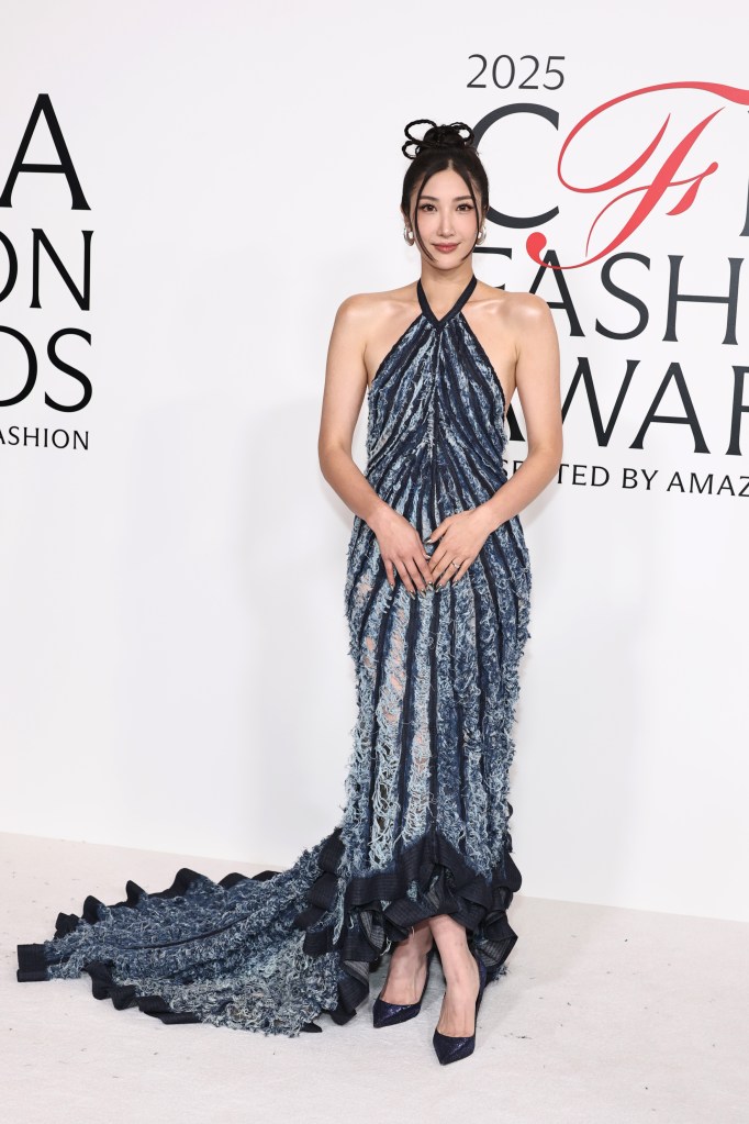 EJAE attends the 2025 CFDA Fashion Awards