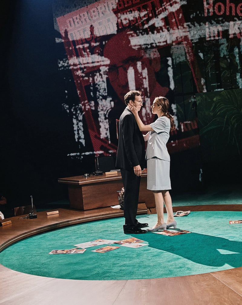 A photo of the cast of 'Kyoto'