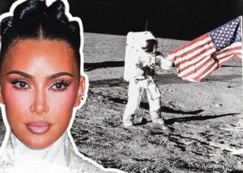 Kim Kardashian claims moon landing was ‘FAKE’