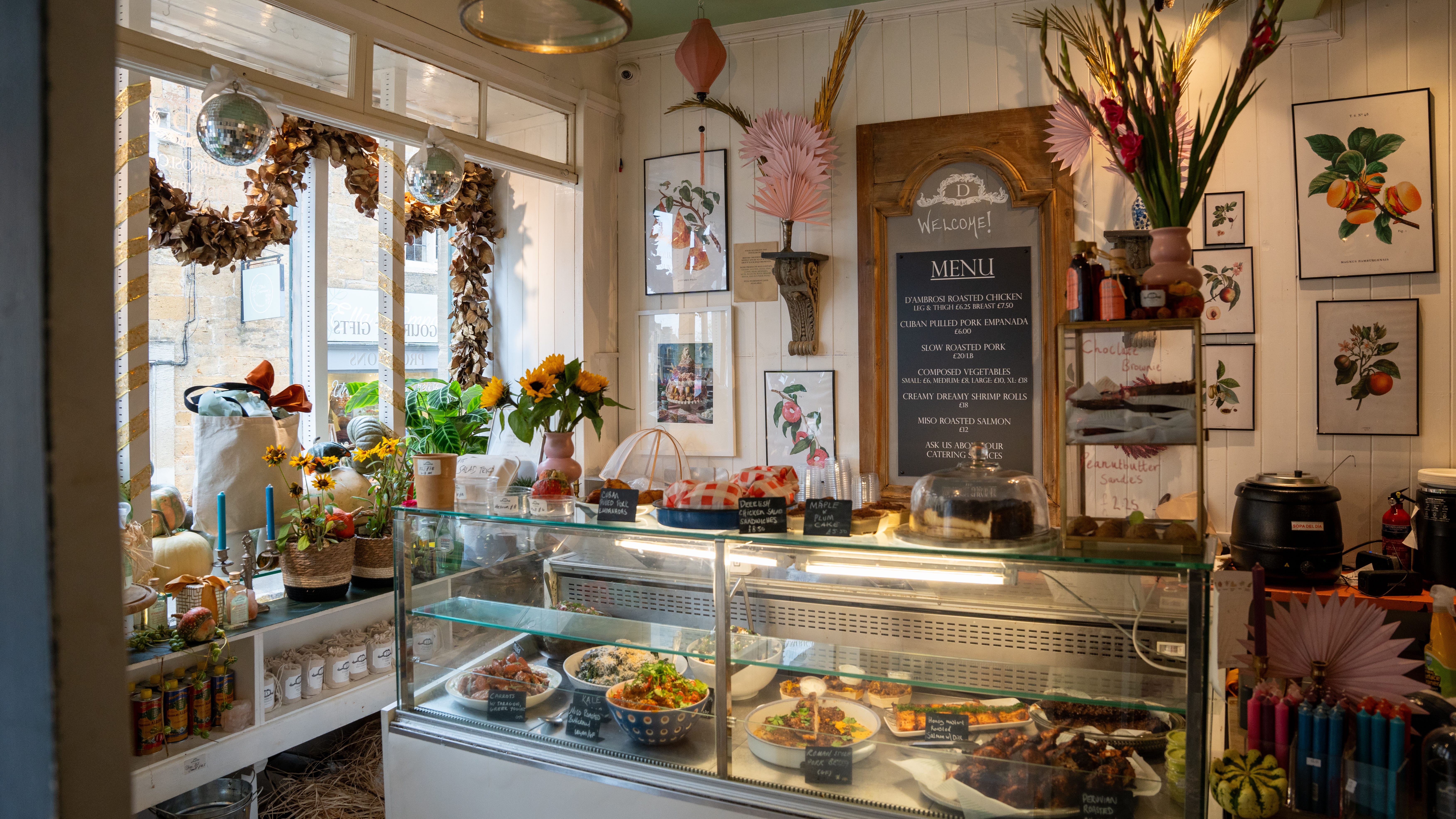 Inside D'Ambrosi Fine Food store