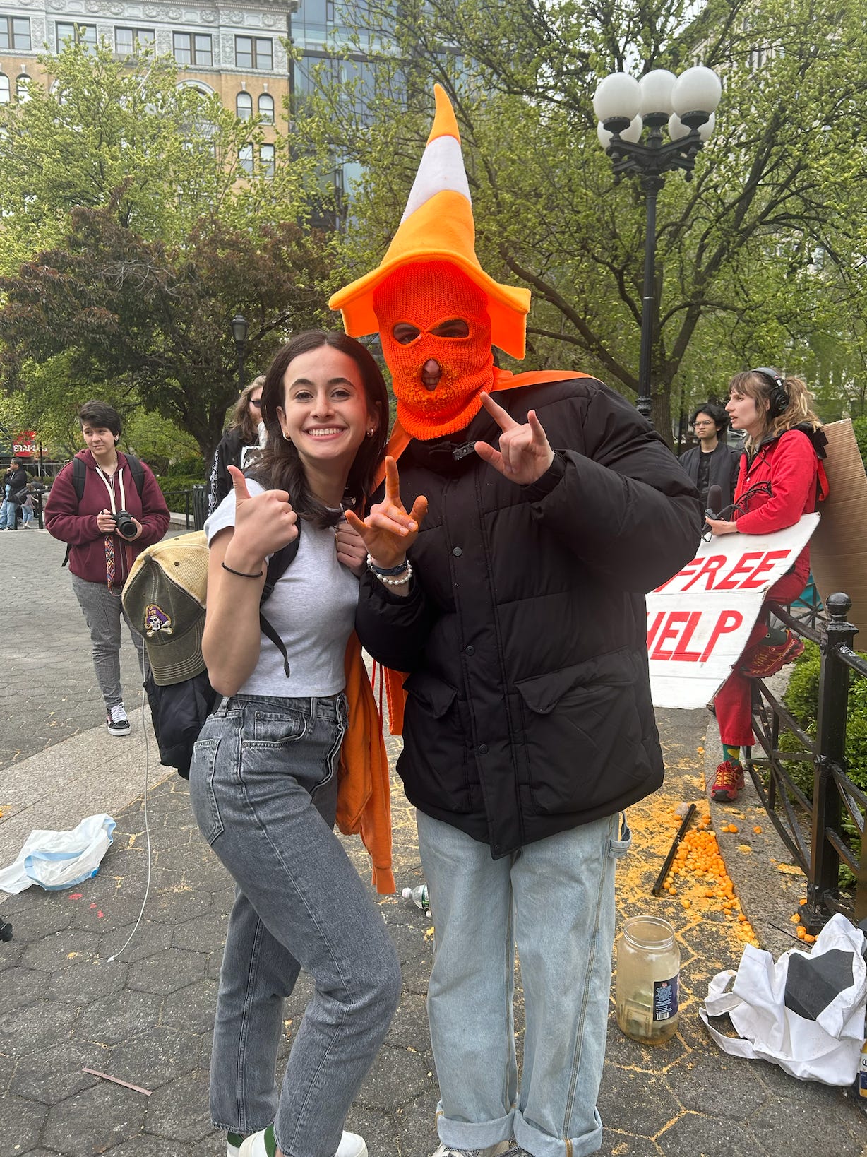 Talia Schulhof and Anthony Potero