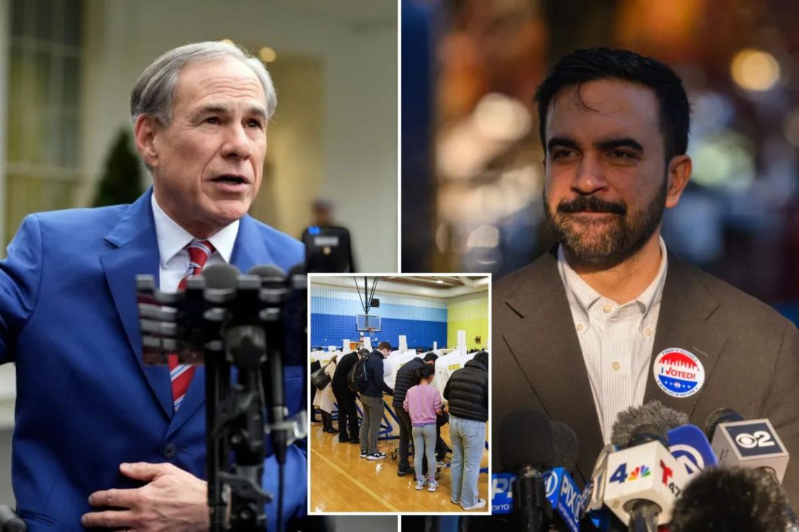 Greg Abbott bizarrely threatens ‘100% tariff’ on New Yorkers fleeing to Texas if Zohran Mamdani wins