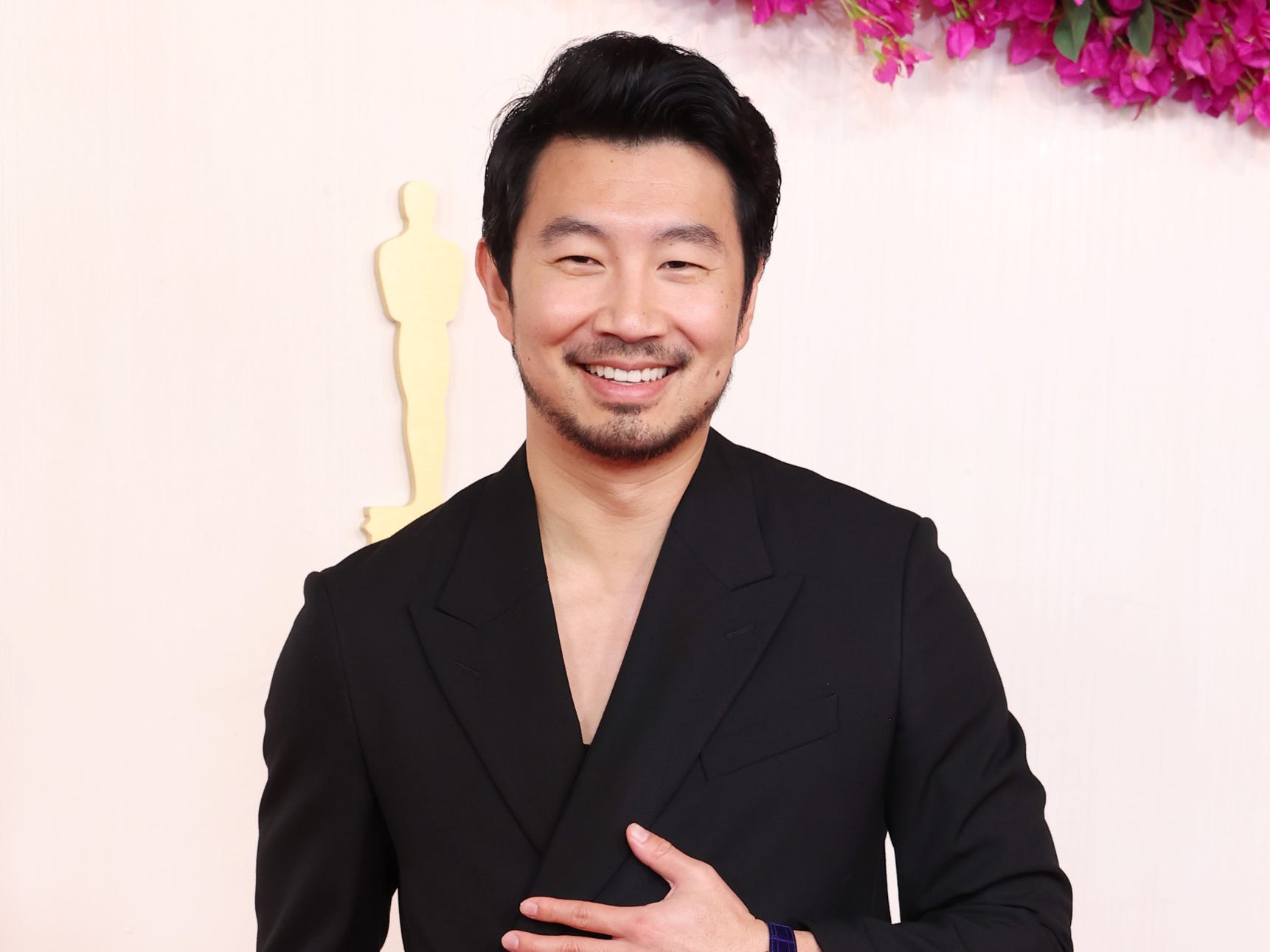 Simu Liu attends the 96th Annual Academy Awards on March 10, 2024 in Hollywood, California.