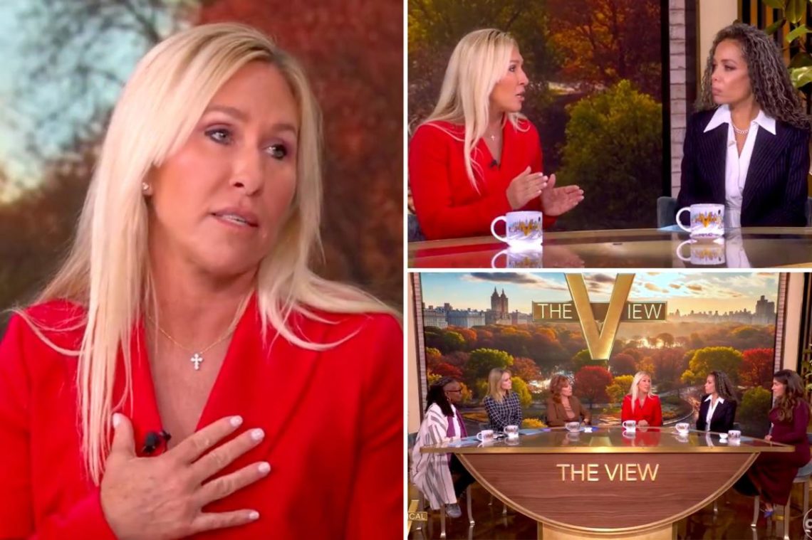 MTG stuns ‘The View’ hosts by calling for ‘women of maturity’ to unite