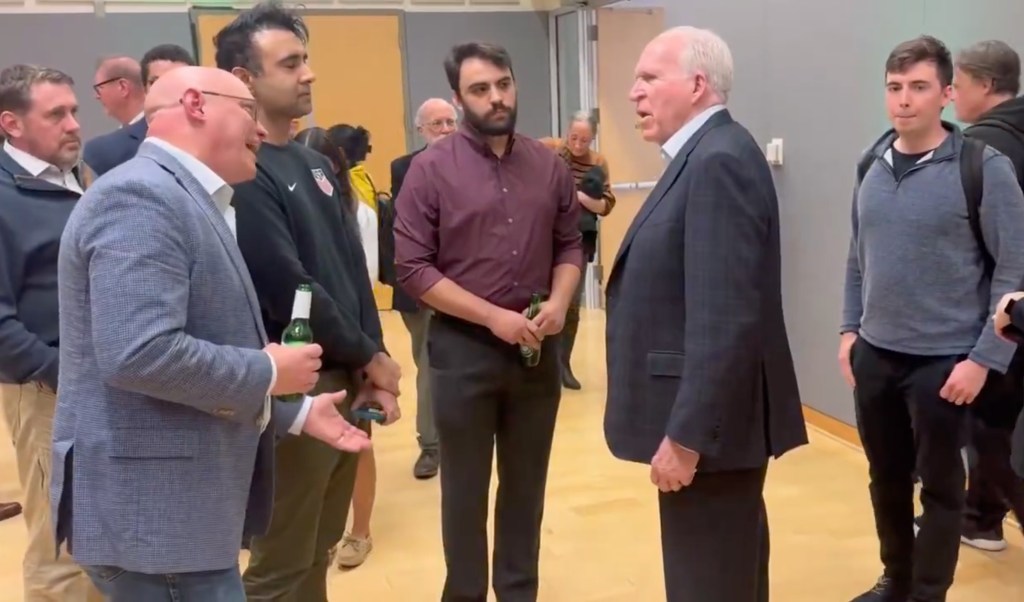 Thomas Speciale confronts former CIA Director John Brennan about his alleged meddling in the 2016 and 2020 presidential elections.