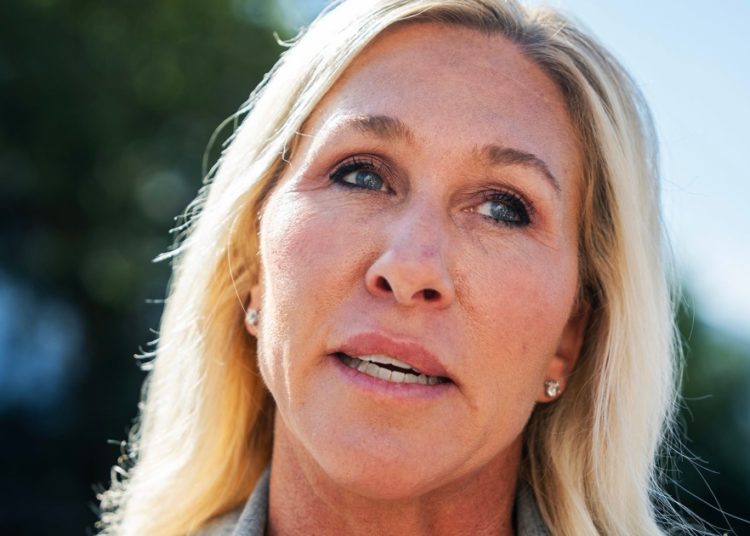 Marjorie Taylor Greene calls it ‘an embarrassment’ the Republican-led House isn’t in session during the shutdown