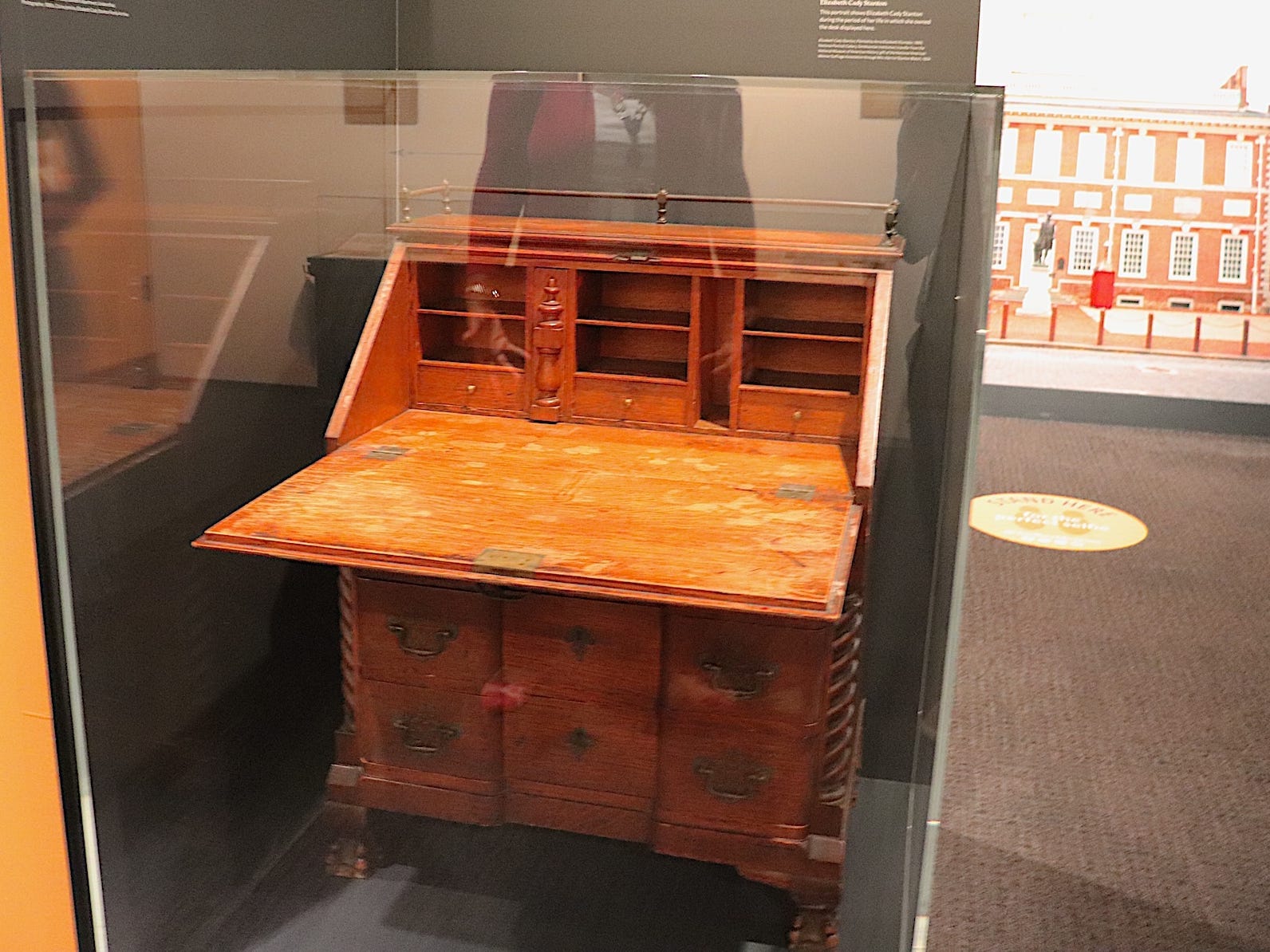 Elizabeth Cady Stanton's desk.