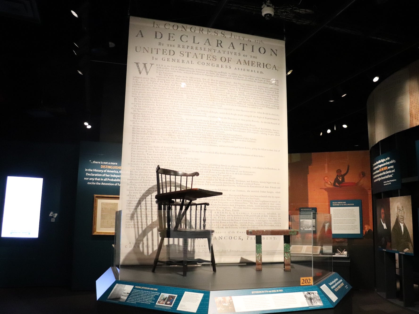 The Declaration's Journey, a special exhibition at the Museum of the American Revolution.