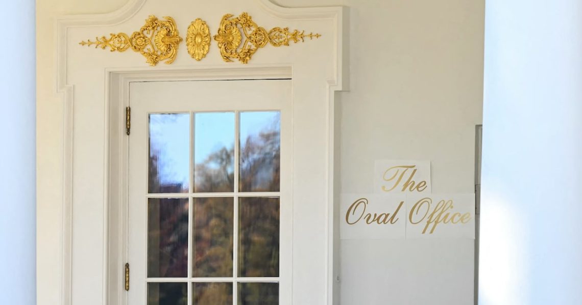 Trump, 79, Adds New Sign to Remind Him Where Oval Office