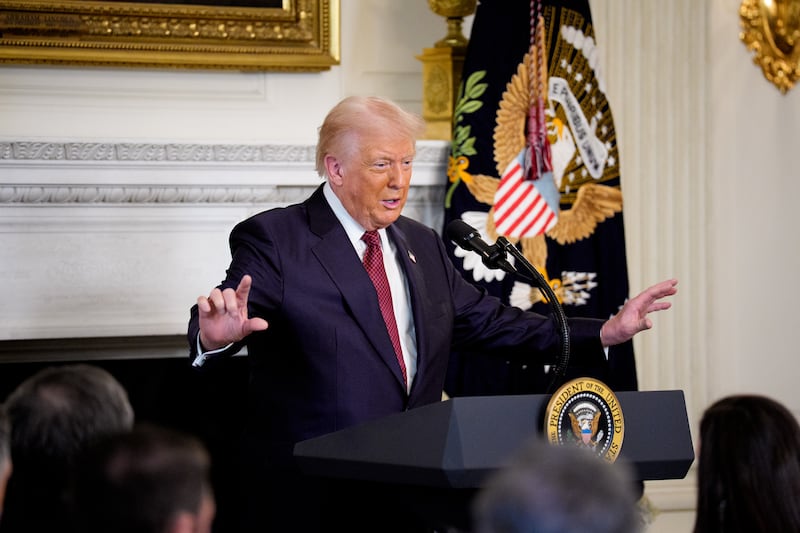 President Donald Trump speaking to GOP senators during a breakfast on November 5 argued that if Republicans nuke the filibuster, it will keep Democrats out of power forever.