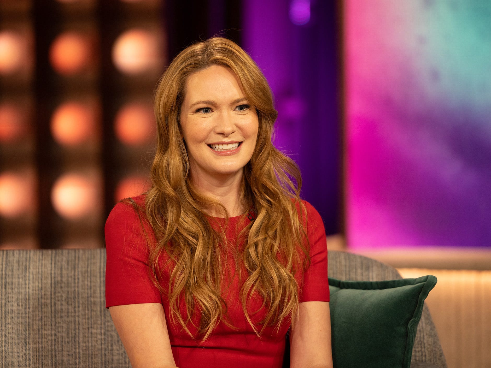 Sarah J. Maas smiles on 