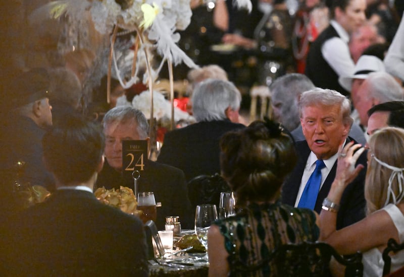 Trump hosted a ‘Great Gatsby’ Halloween party at Mar-a-Lago on Friday, just hours before more than 40 million Americans were cut off from food assistance amid the government shutdown.