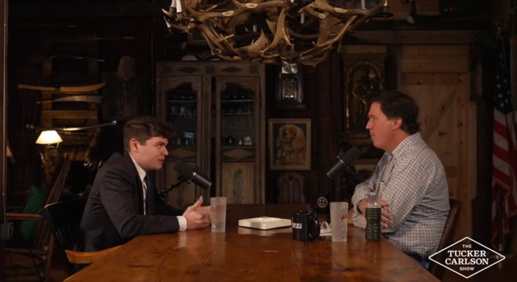 Tucker Carlson interviews Nick Fuentes.