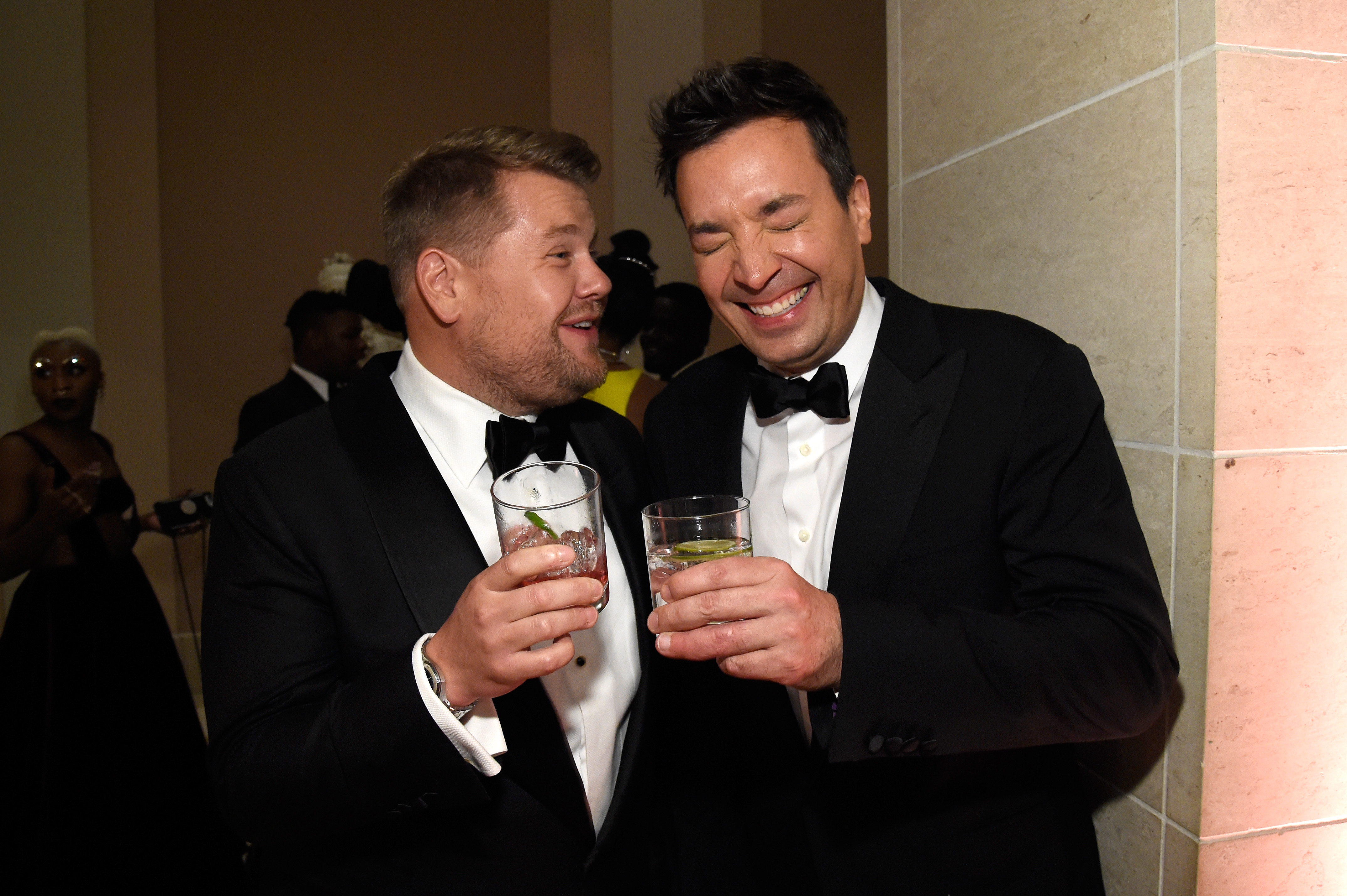 James Corden and Jimmy Fallon