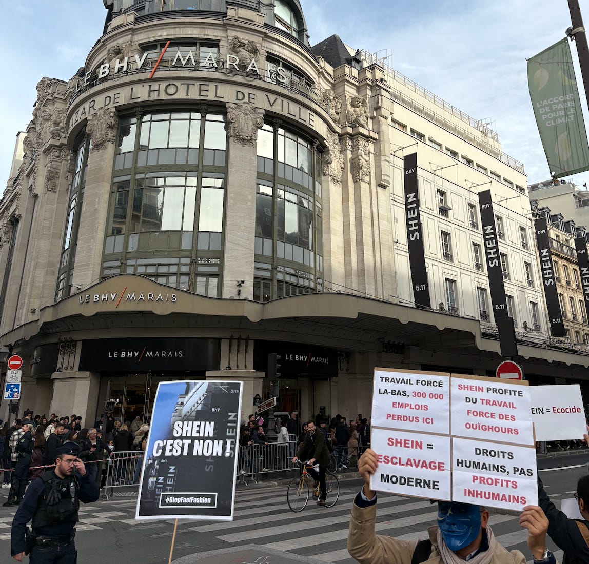 Shein store Paris.