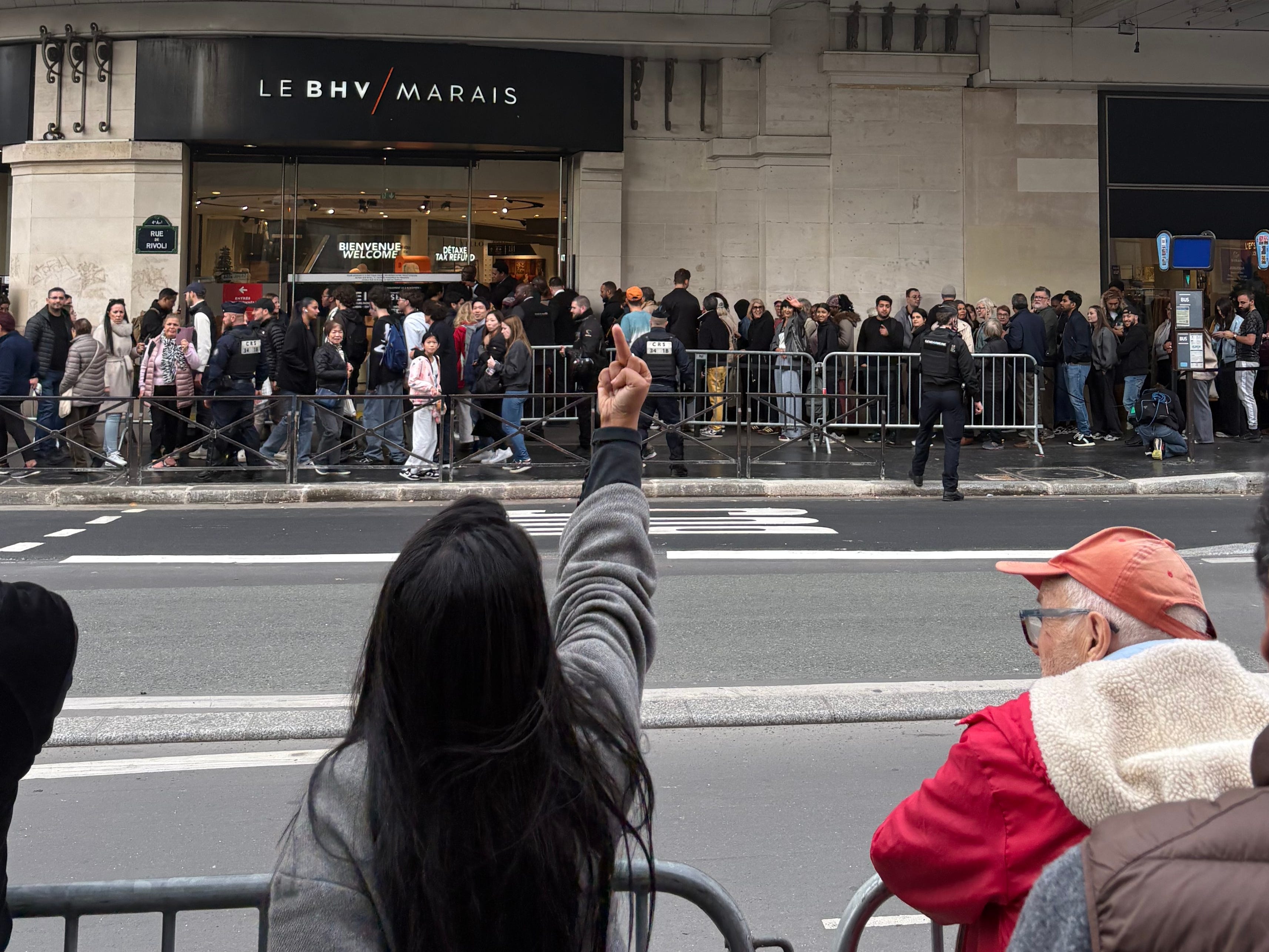 Shein Paris protest.