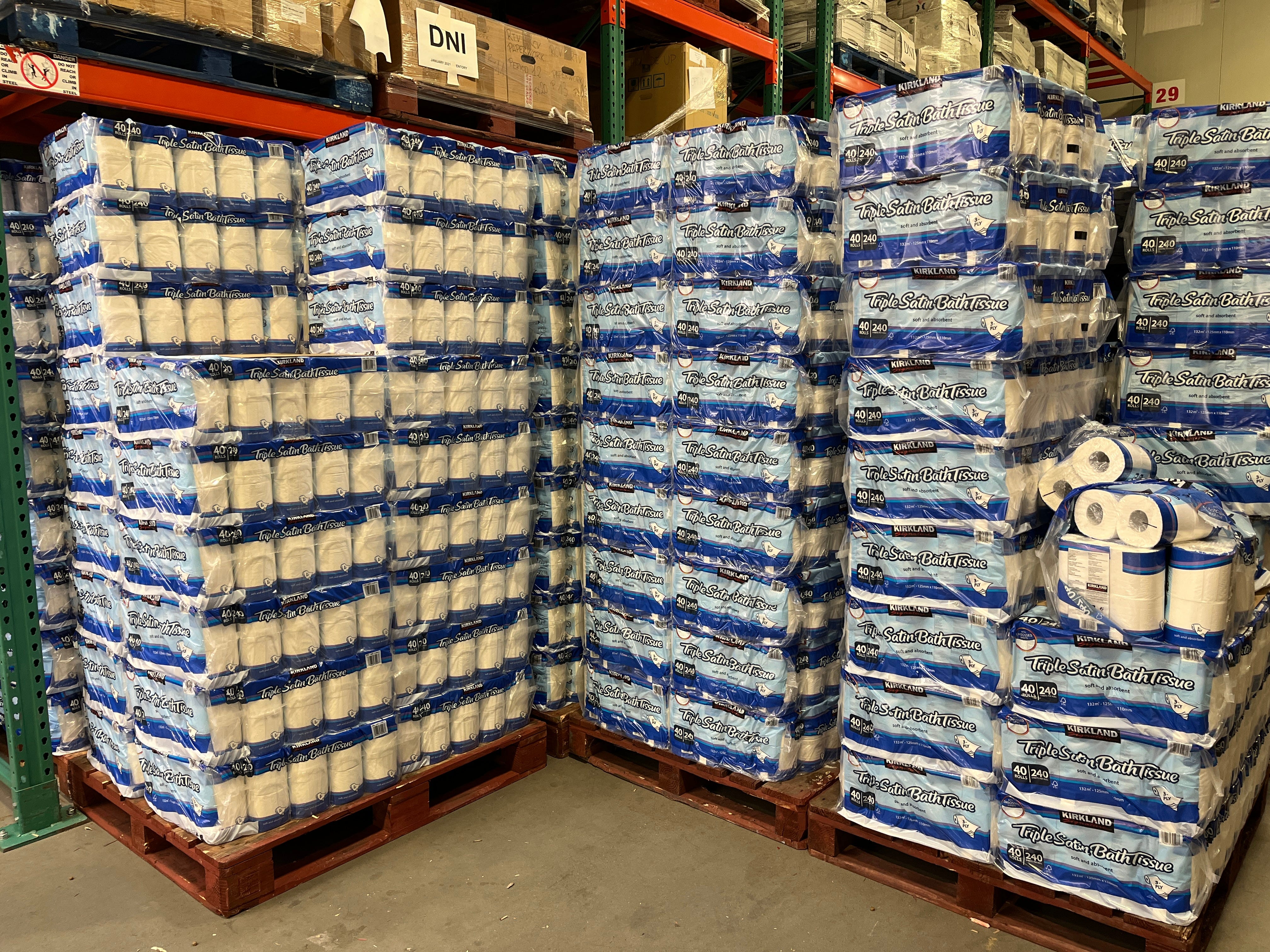 Toilet paper at Costco in Iceland.