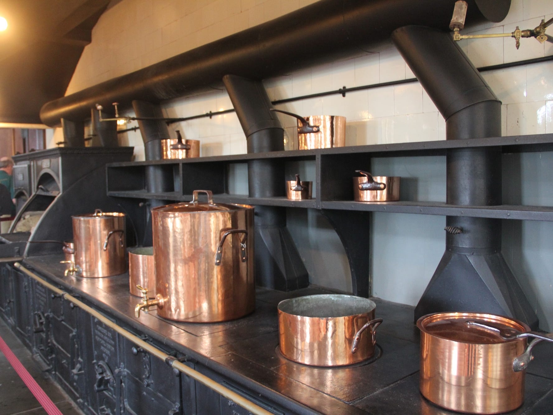 The kitchen at The Breakers.