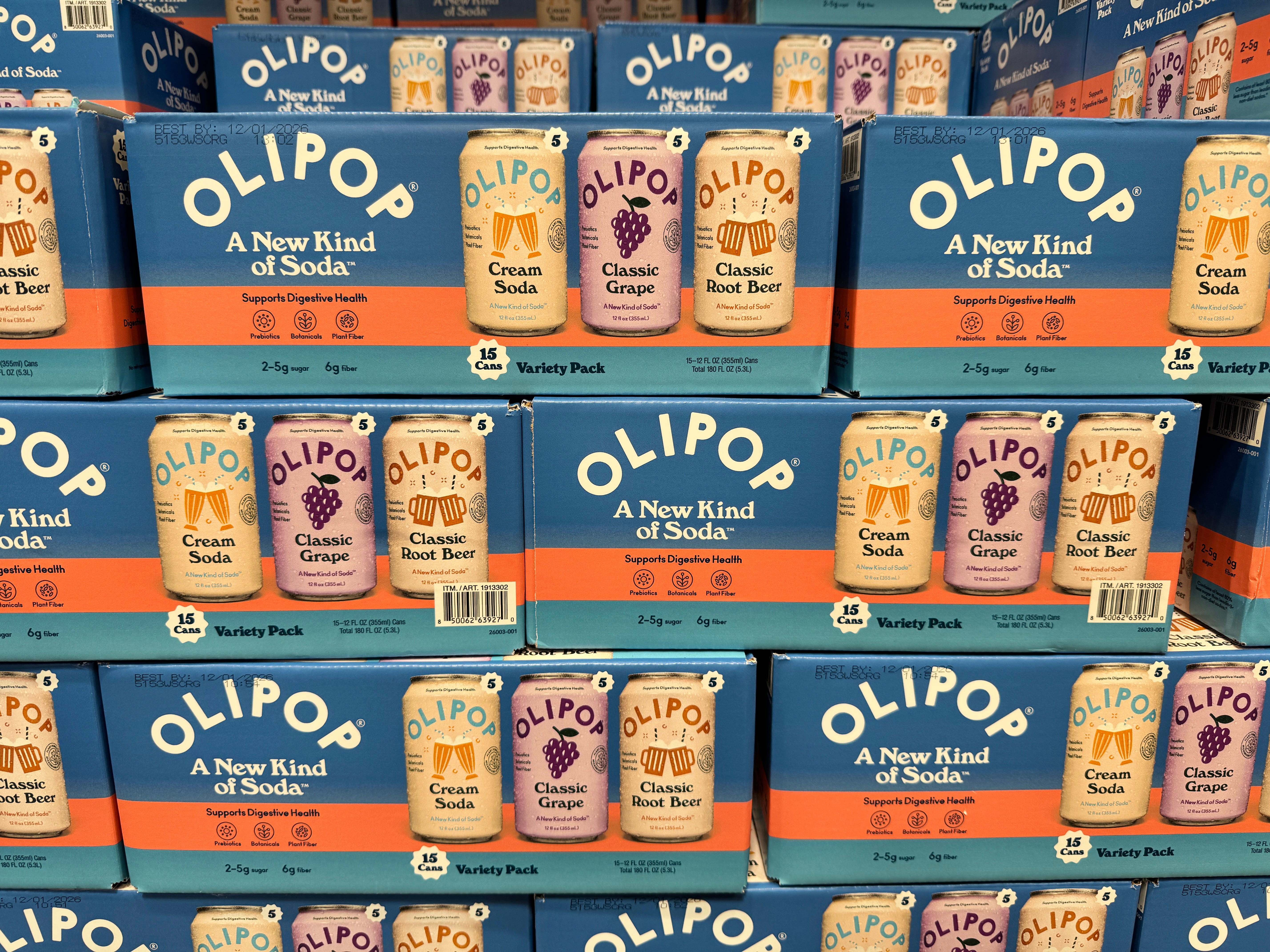 Olipop cans