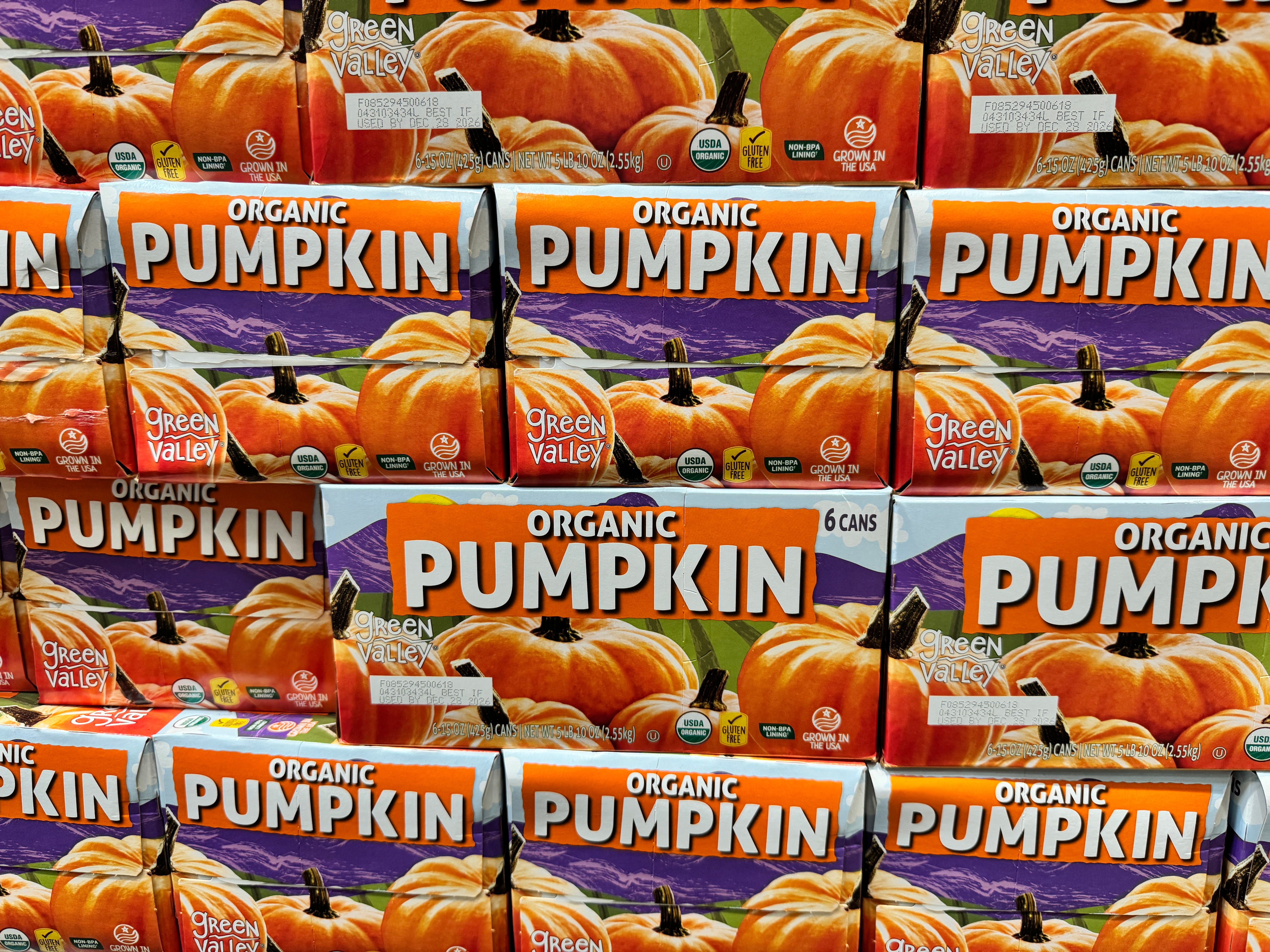 Costco organic pumpkin