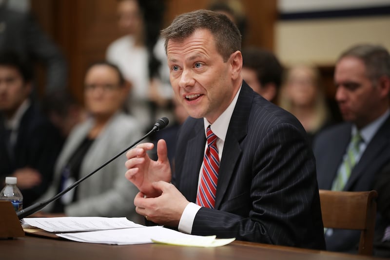 Strzok also testified about his role in the Trump-Russia investigation.