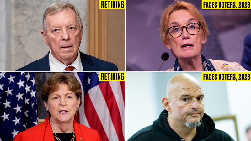 Dick Durbin, Maggie Hassan, John Fetterman,Jeanne Shahee