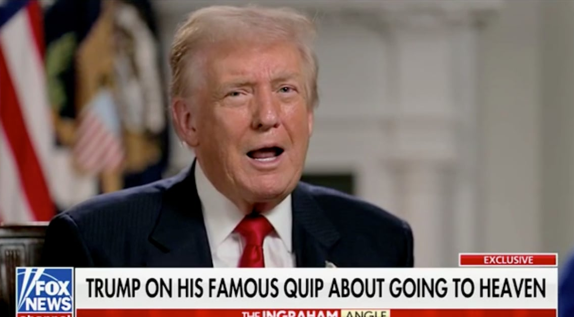 Trump, 79, Still Can’t Be Sure He’s Getting Into Heaven