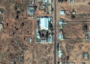 The bloodshed in Sudan is visible from space