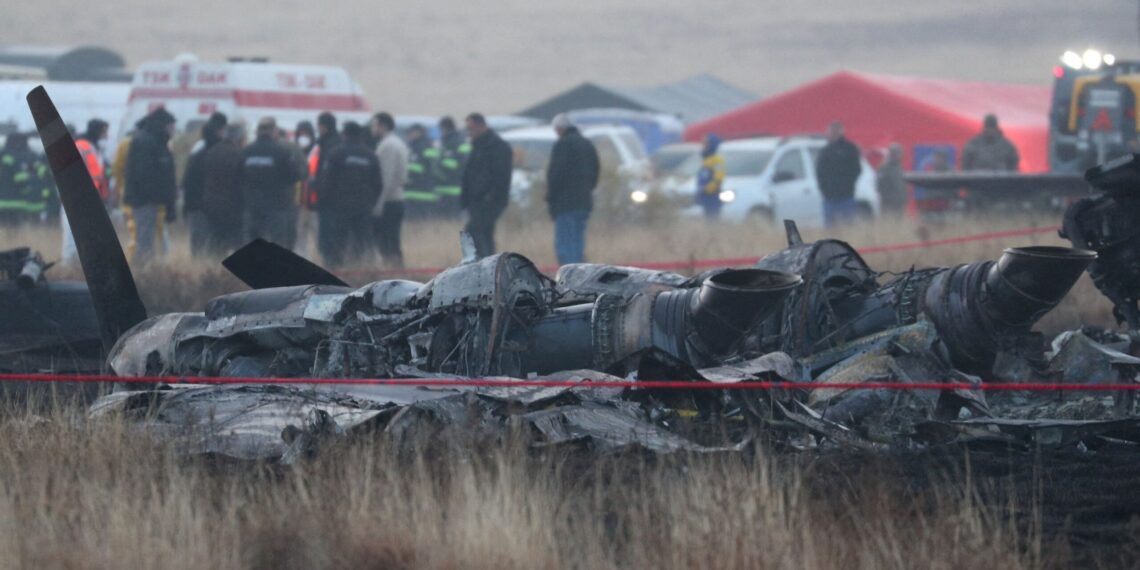 Turkish military plane falls from sky over Georgia, killing all 20 aboard