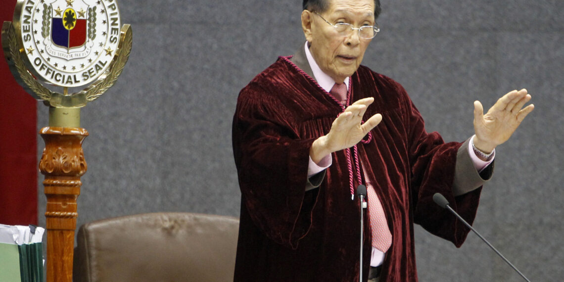 Juan Ponce Enrile, Philippine politician who helped oust Marcos, dies at 101