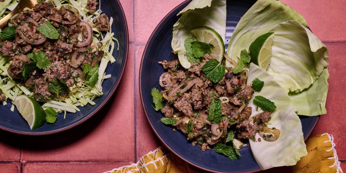 This tangy, spicy Thai salad is a sensational weeknight dish