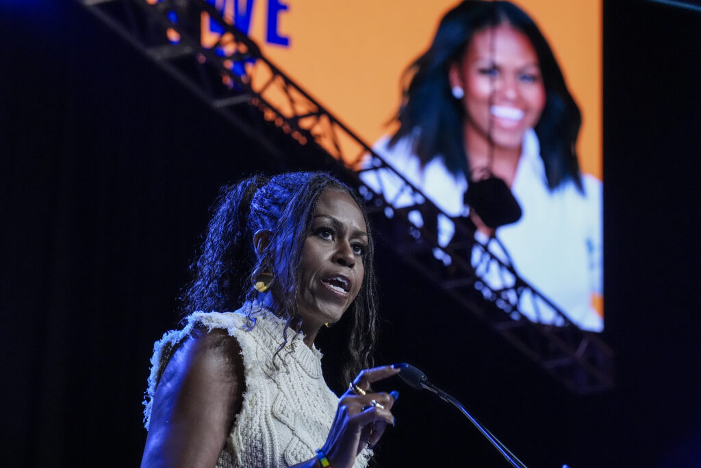 Michelle Obama says America is ‘not ready’ for a female president