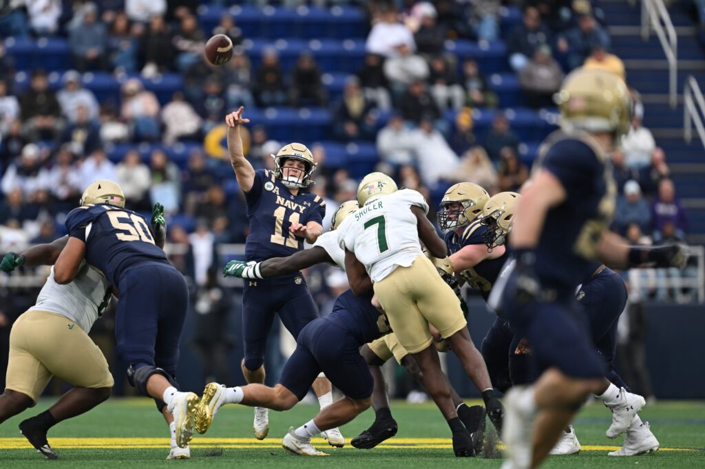 Navy’s two quarterbacks lead the way in a big win over South Florida