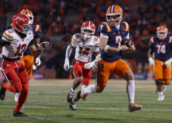 Maryland goes down quietly at Illinois for sixth consecutive loss