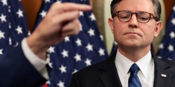 ‘He finally learned his lesson’: Mike Johnson pummeled by GOP colleague over Epstein delay